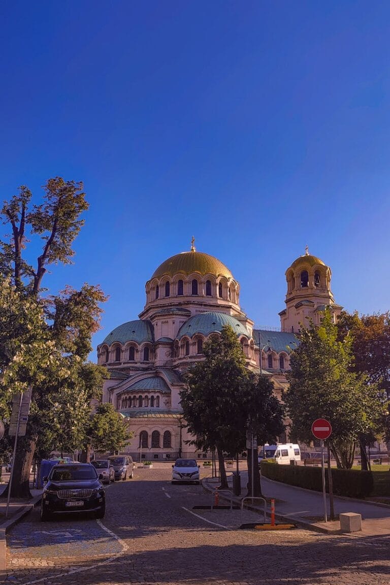 Alexander Nevsky Cathedral Sofia Bulgaria digital nomad visa vertical portrait