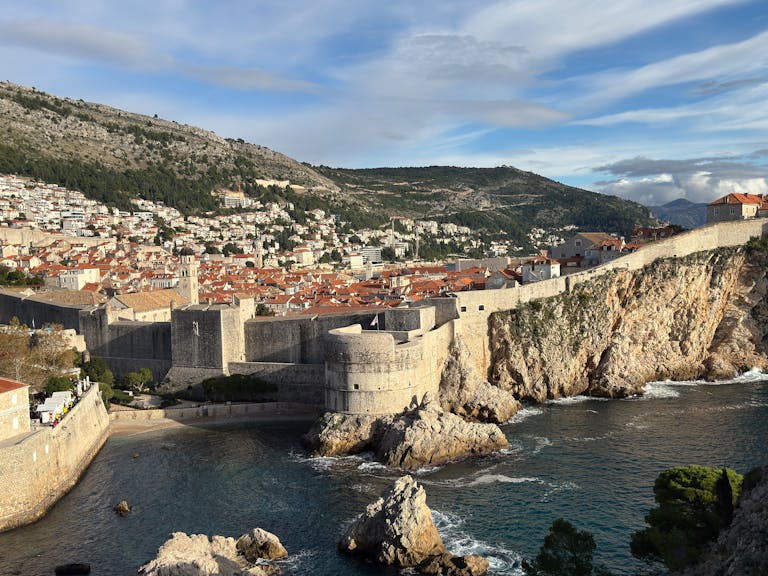 Croatia digital nomad visa - Dubrovnik coastline view for Americans considering moving abroad