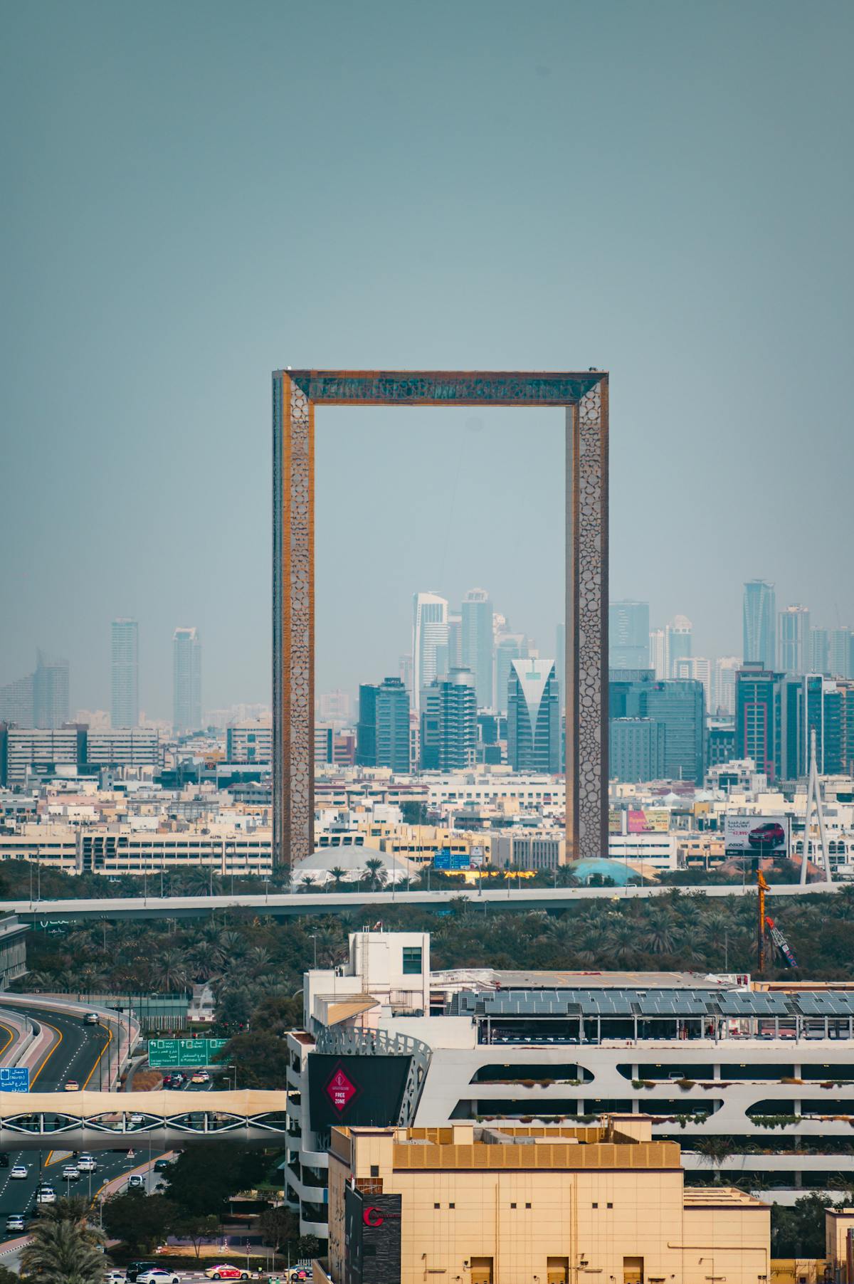 Dubai Frame modern skyline backdrop US taxes living in Dubai