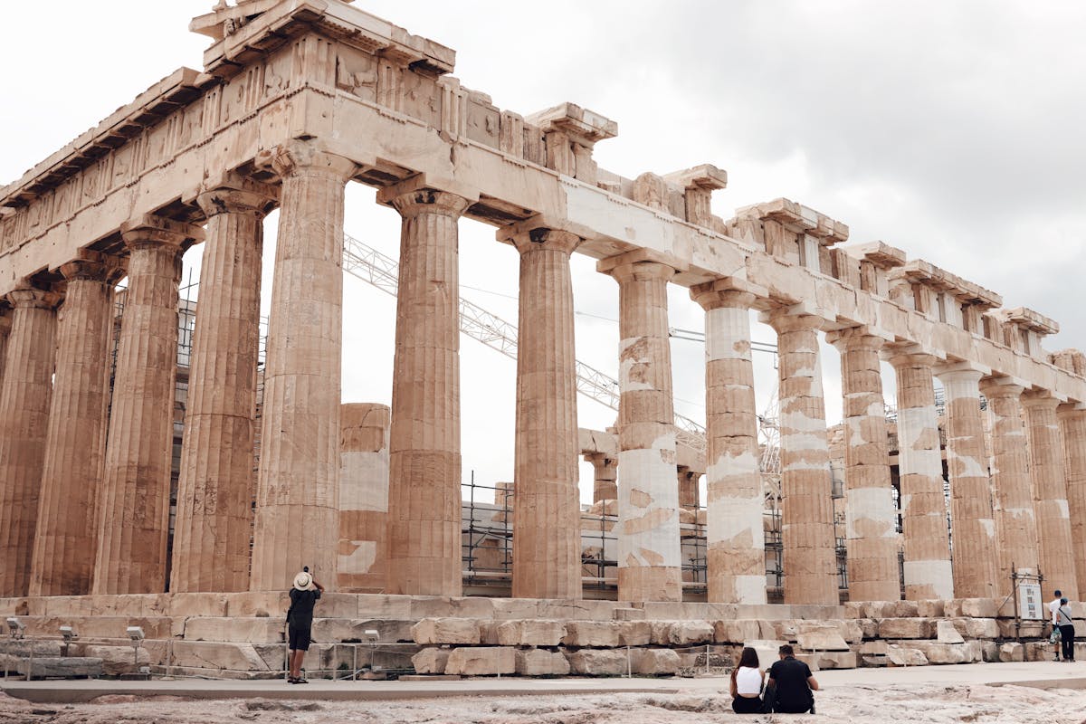 Athens Greece cityscape with Acropolis view for digital nomads on greece digital nomad visa