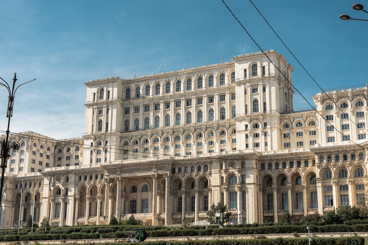 Palace of Parliament in Bucharest Romania - landmark for Americans living in Romania