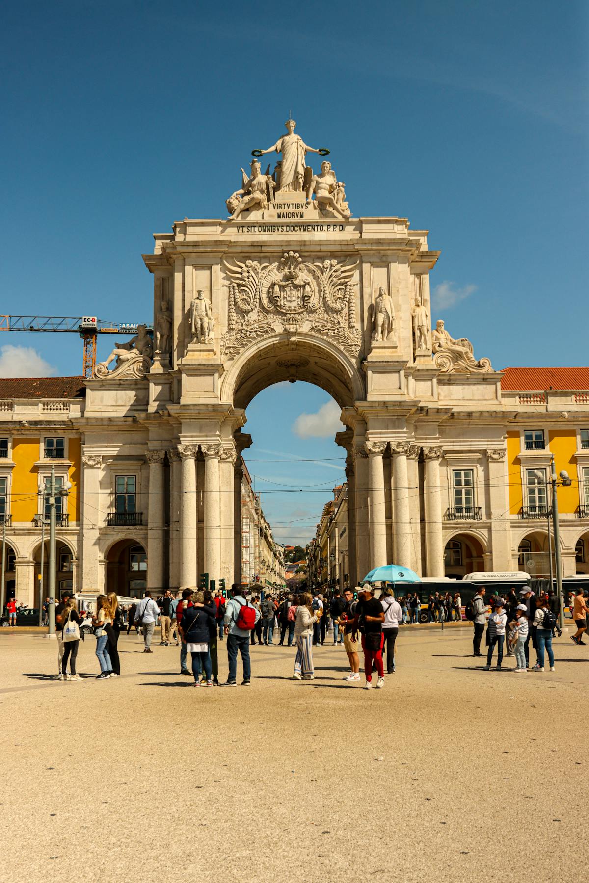 Arco da Rua Augusta Lisbon backdrop for Portugal NHR tax regime Americans