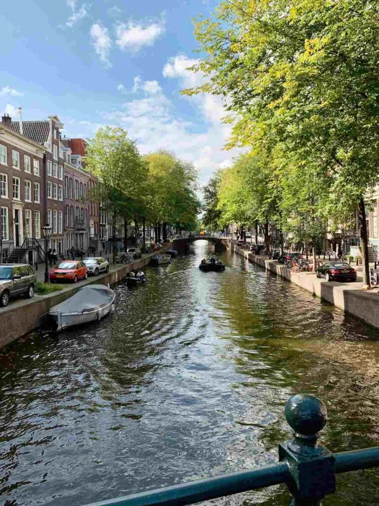 Amsterdam canal houses in the Netherlands for American digital nomad visa applicants