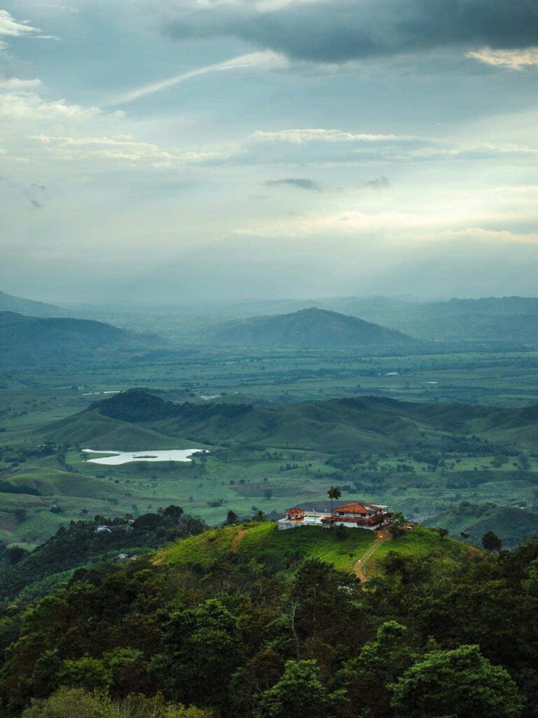 Colombia countryside landscape - digital nomad visa requirements for Americans