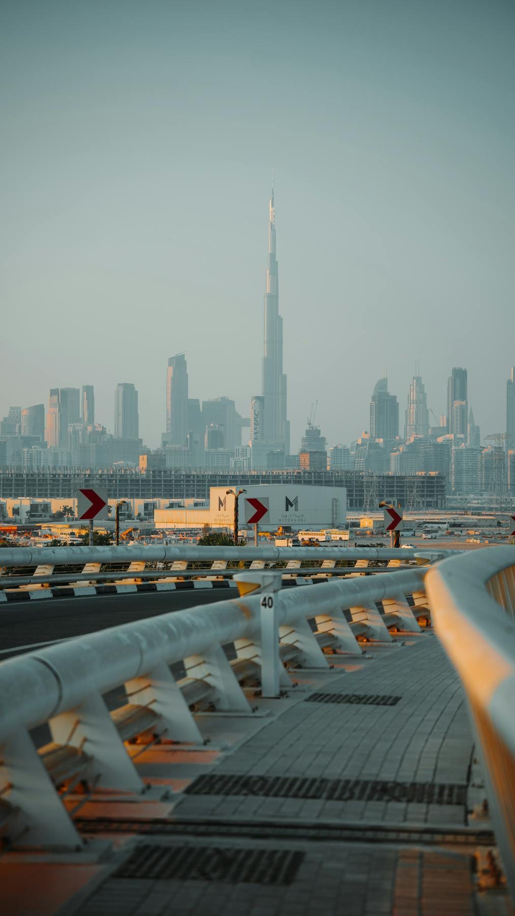 Best Bank in Dubai for Expats: 2026 Honest Guide for Americans 1 Dubai skyline with Burj Khalifa tower visible from Dubai road at sunset