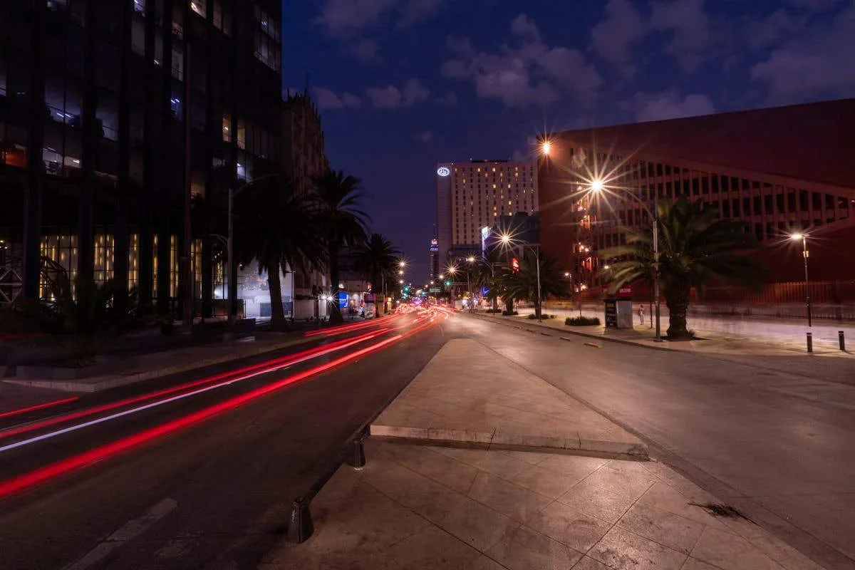 Mexico Digital Nomad Visa: Requirements, Costs & How to Apply (2026) 2 Mexico City street at night - digital nomad visa guide for Americans