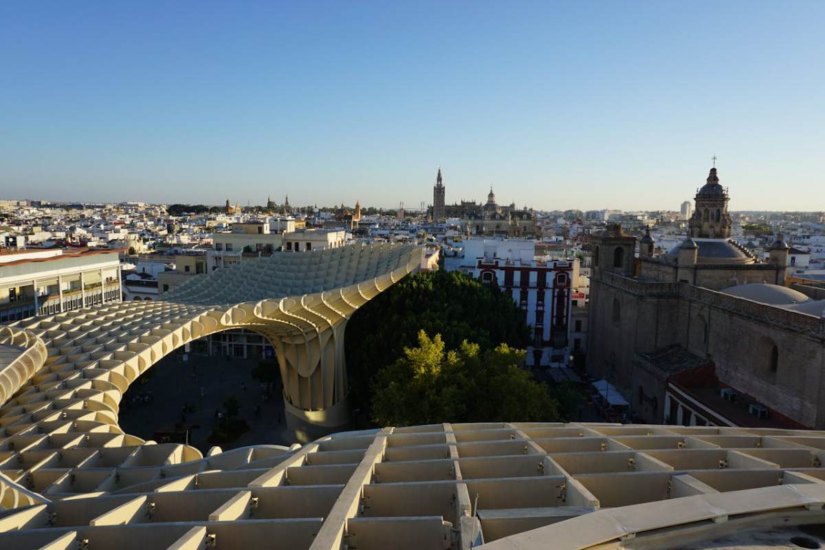 Seville Metropol Parasol and cityscape at sunset - Andalusia Spain expat guide